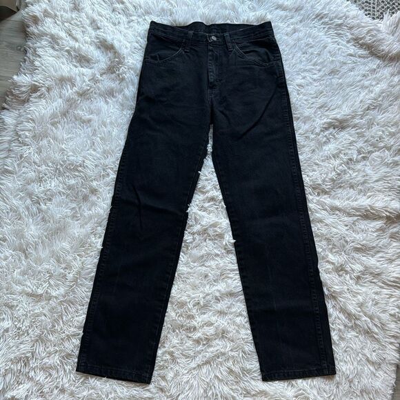 Rustler Black Straight Leg Jeanss 29x30 29” - Picture 1 of 6